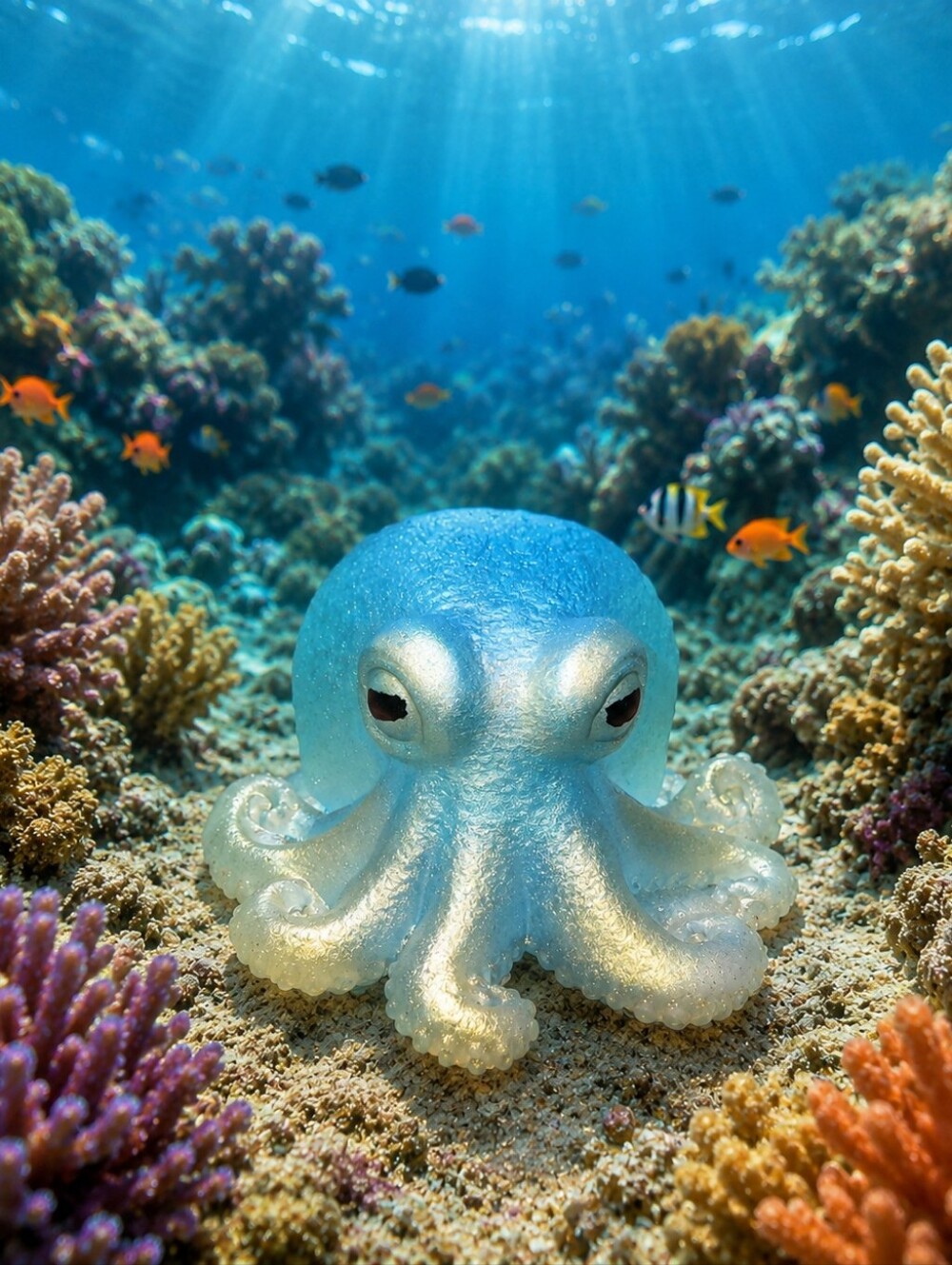 Handmade Resin Octopus - Home Decor Art